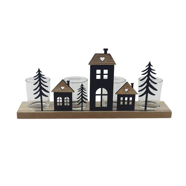 Adventní svícen K4557 - 37 × 7 × 15.5 cm