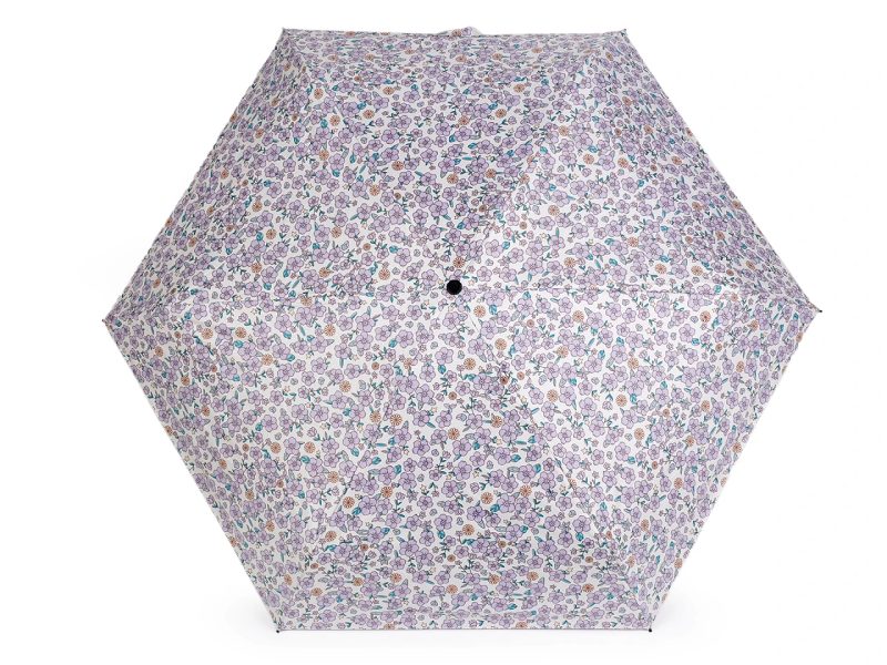 Dámský mini skládací deštník květy