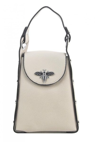 Menší dámská kabelka crossbody / do ruky krémová