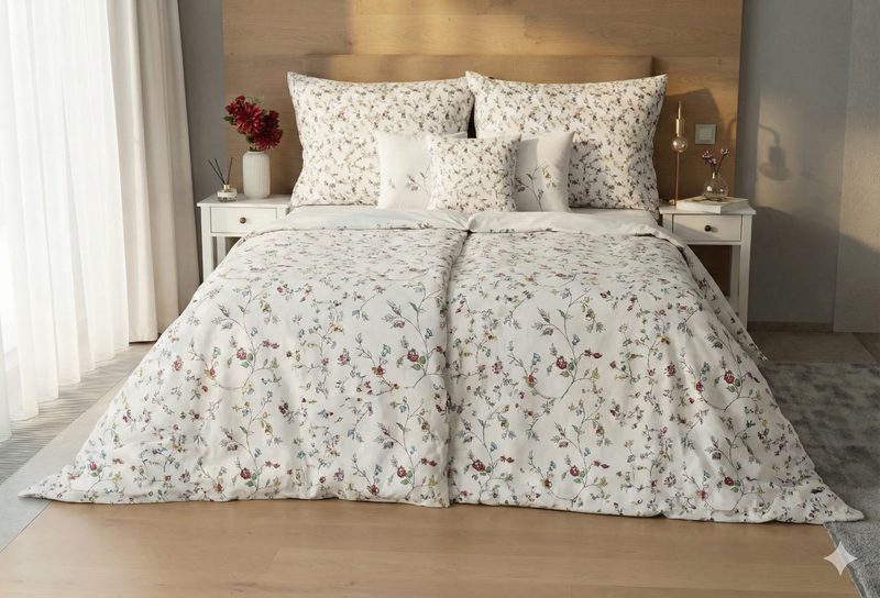 Povlečení krepové Béžová 80/409 140x200, 70x90 cm