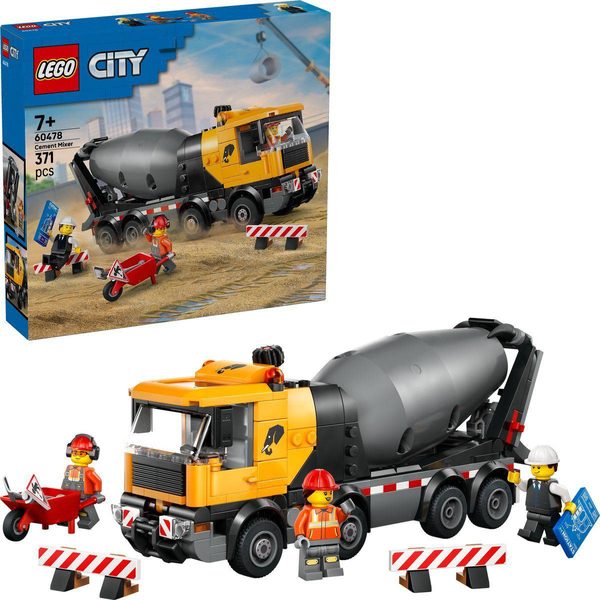 LEGO CITY Auto míchačka 60478 STAVEBNICE