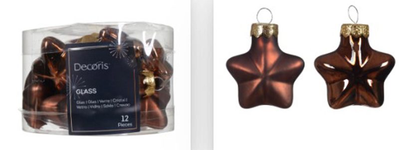 Vánoční ozdoba, 12 ks 371519-18 - 4.5 cm