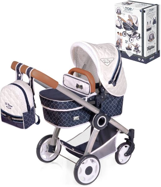 DeCuevas kočárek TOP Collection 2020 3v1 (skládací, batůžek)