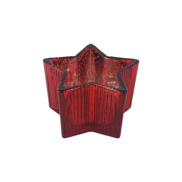 Dekorační svícen hvězda S0510/2 - 11×0×7 cm