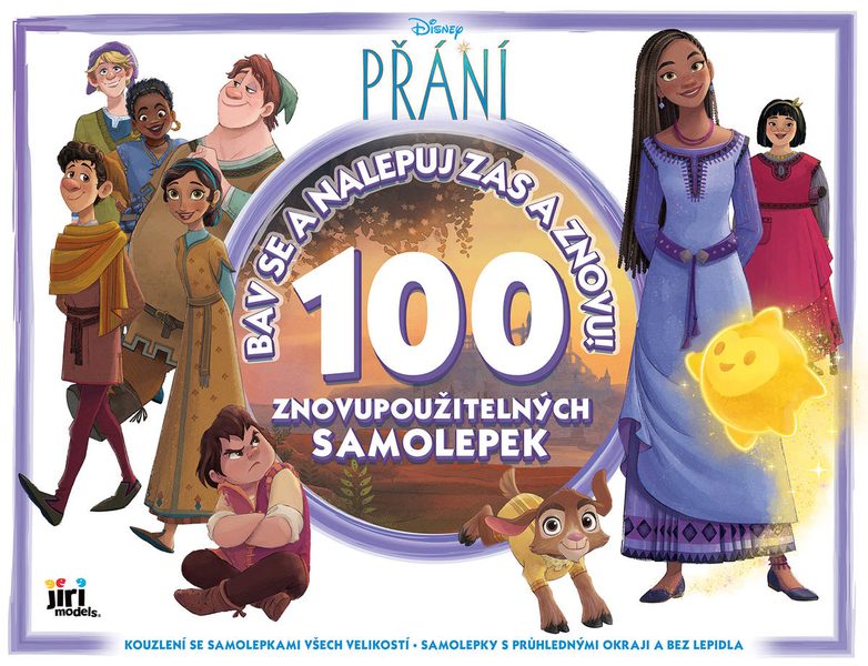 Album samolepky Disney Přání Bav se a nalepuj zas a znovu!