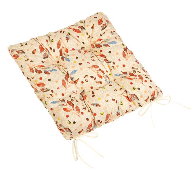 Sedák BERTA prošívaný Hnědá,Béžová 41/607 40x40 cm