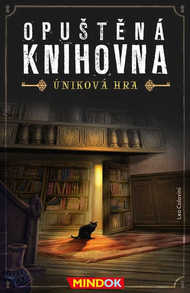 MINDOK HRA Úniková Opuštěná knihovna *SPOLEČENSKÉ HRY*