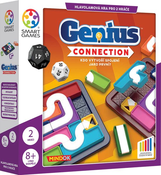 MINDOK HRA Smart Genius Connection hlavolam *SPOLEČENSKÉ HRY*