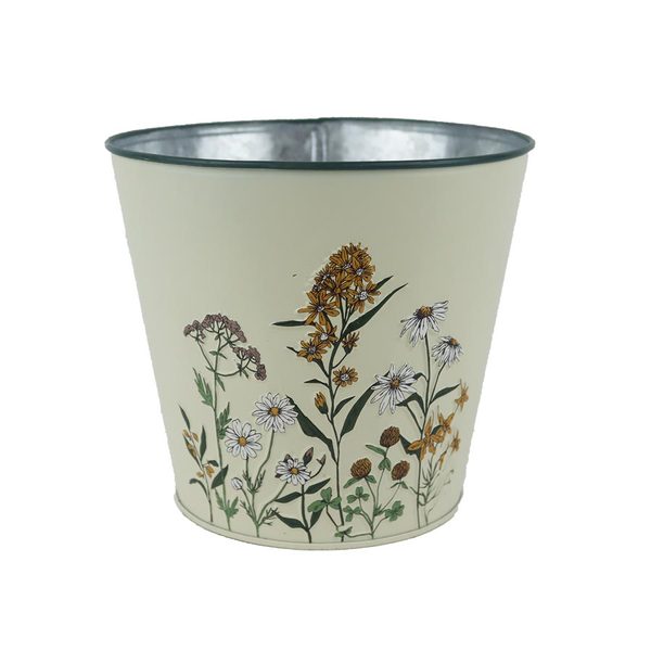 Květináč plechový K4681/3 - D16.5×H15 cm B:12 cm