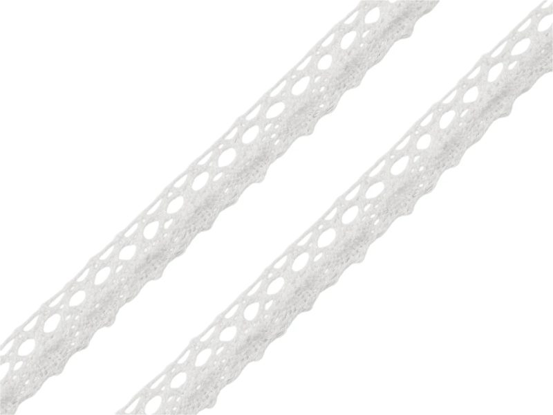 Bavlněná krajka paličkovaná šíře 12 mm METRÁŽ