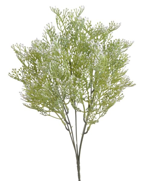 Umělá tráva broom bloom 37 cm - bílá