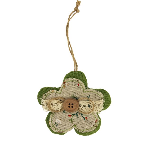 Kytka textilní X1429 - 10 x 2 x 9 cm