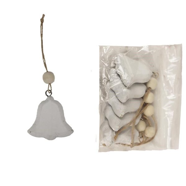 Dekorace zvonek, 5 ks D4083-01 - 6 x 5 x 1.50 cm