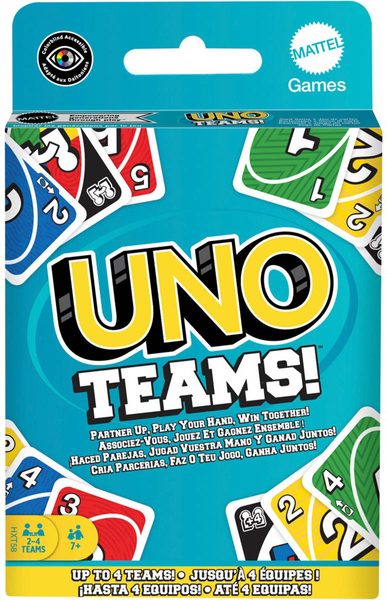 MATTEL HRA Uno karty Teams! *SPOLEČENSKÉ HRY*