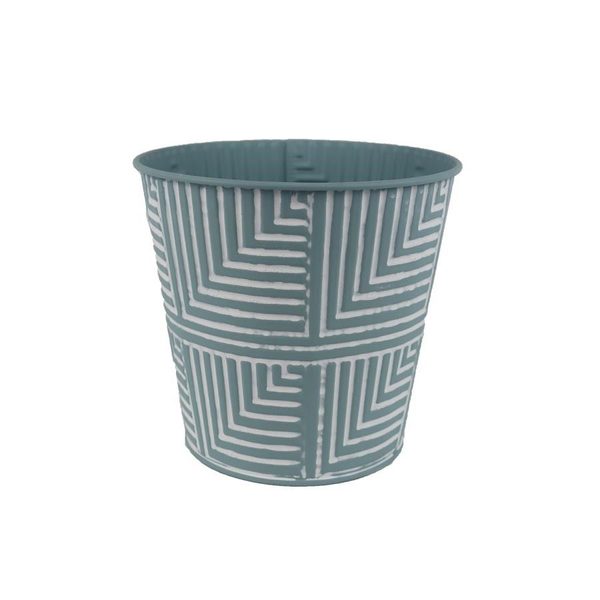 Květináč plechový K3050/3 - dia 15.5 × 14.6 cm