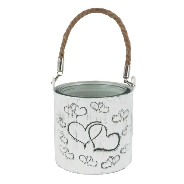 Svícen na jednu svíčku srdce K4448/2 - dia 11 x 10 cm