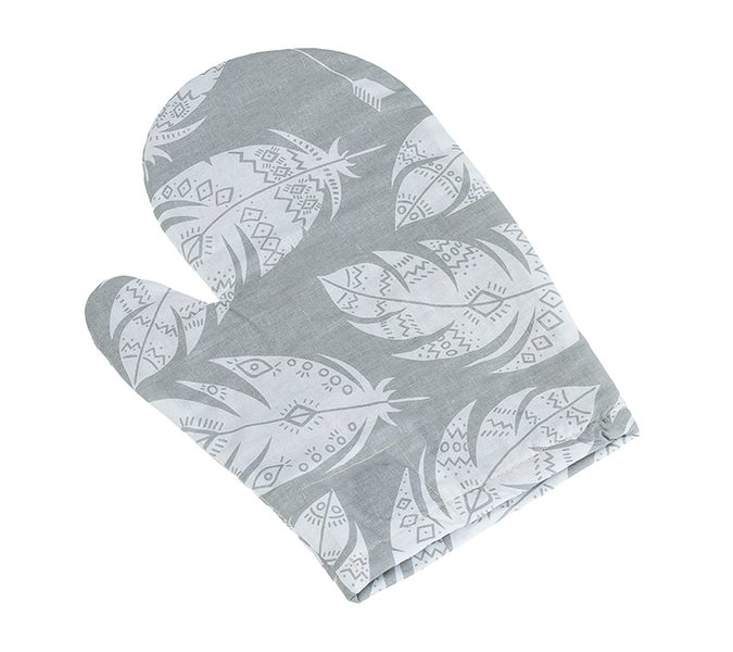 Kuchyňská chňapka - 28x18 cm Pírka šedá