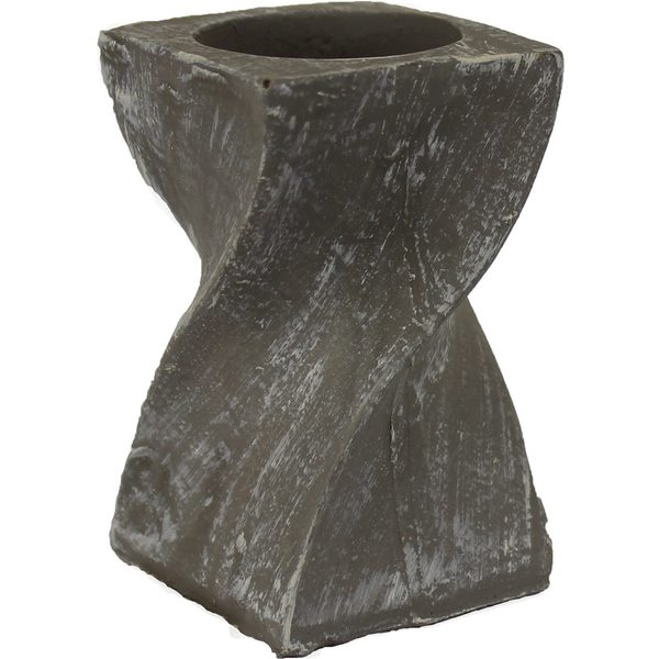 Dřevěný svícen malý D0140/M - 5 x 5 x 8 cm