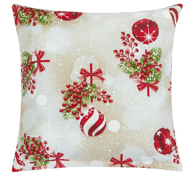 Povláček Vánoce Červená,Béžová 55/123 40x40 cm