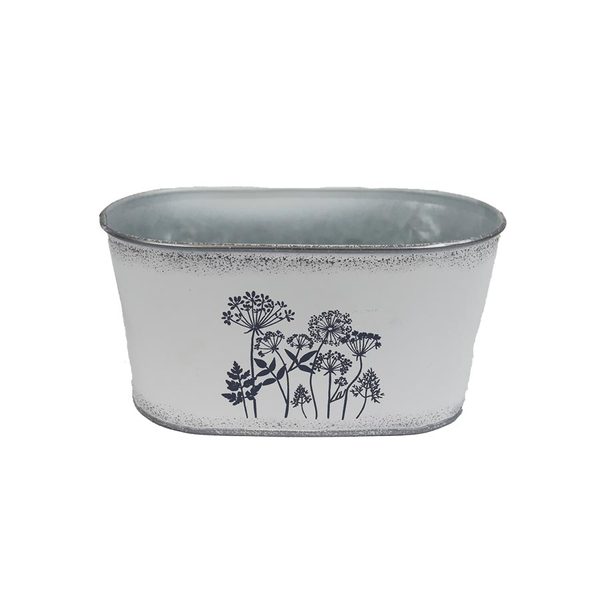 Květináč plechový K3588/1 - 20 × 12 × 10 cm