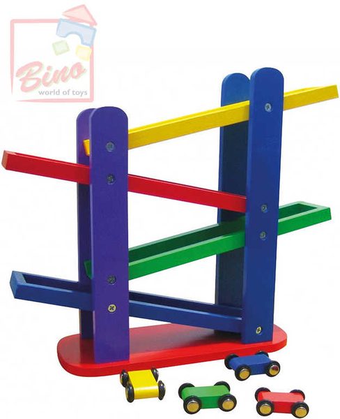 Set autodráha kaskáda + 4 překlápěcí autíčka