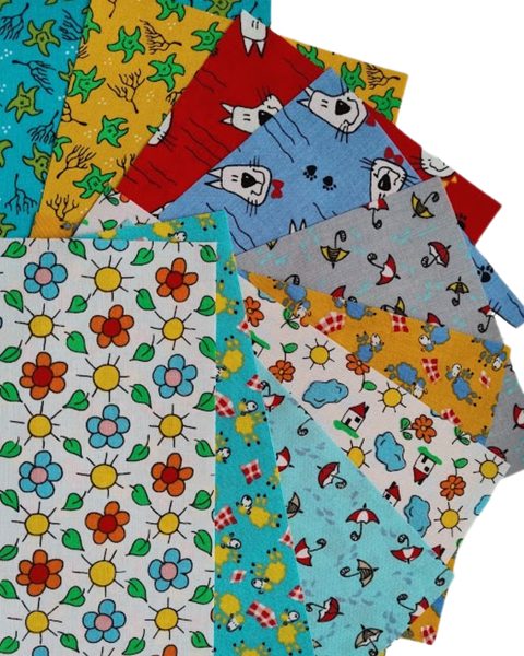 Nažehlovací záplaty pro děti 10 kusů