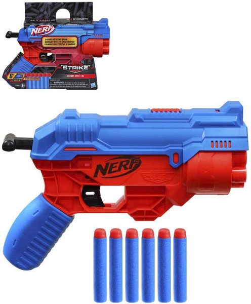 HASBRO NERF Alpha Stirke BOA RC-6 set blaster + 6 šipek plast