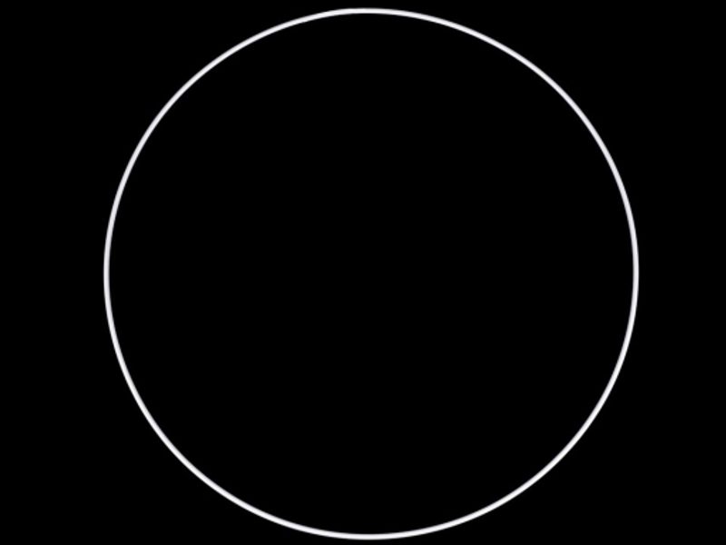 Kovový kruh pro lapač snů Ø40 cm