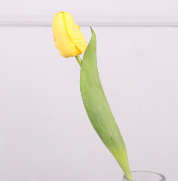 Umělý tulipán žlutý X6862-02