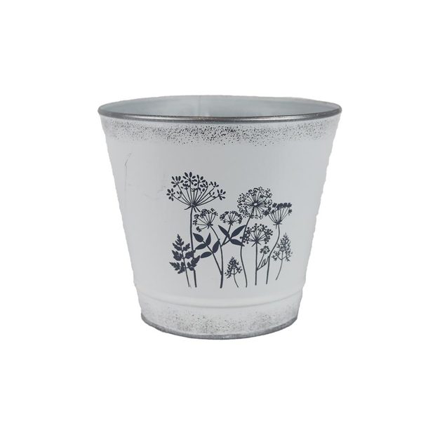 Květináč plechový K3587/3 - dia 16,5 × 15 cm