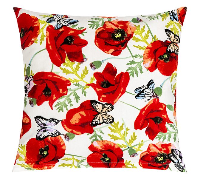 Povláček Berta Červená,Bílá,Zelená 612 45x45 cm