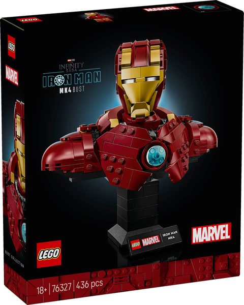 LEGO Marvel busta Iron Man MK4 76327