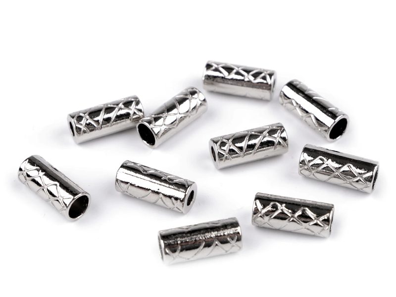 Kovová koncovka na šňůru Ø4 mm / ozdoba  10 ks