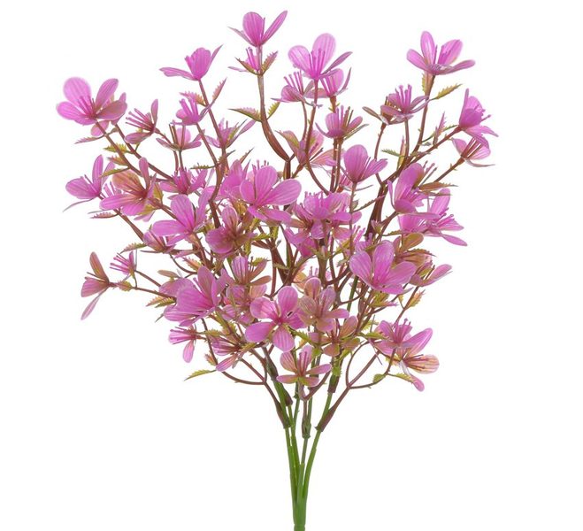 Umělá květina Tolije - fuchsiová