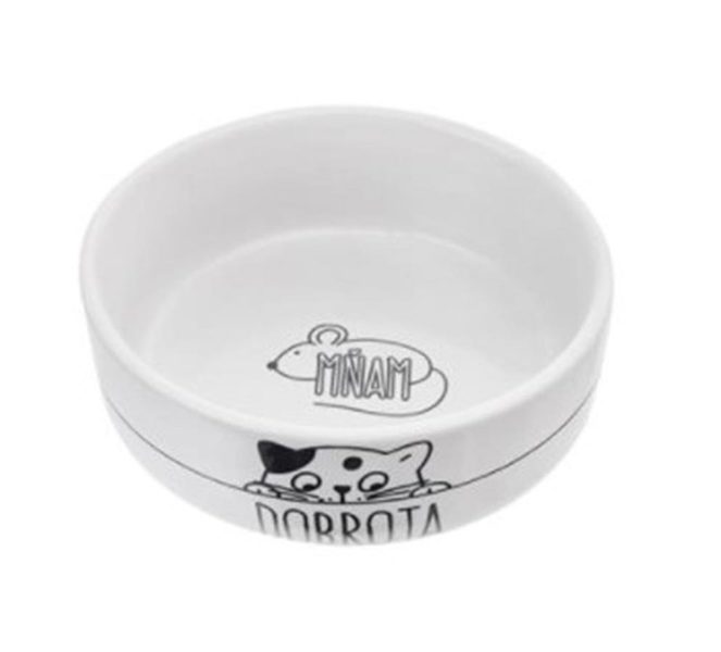Miska keramická pro kočky O0189 - dia 12 x 5 cm