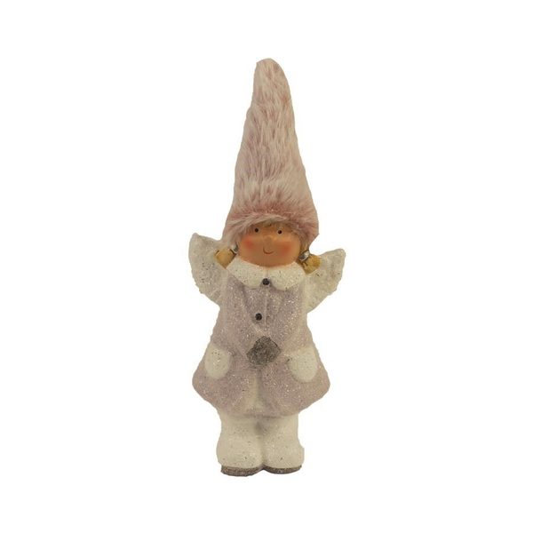 Dekorace anděl X3379/2 - 9 x 4,5 x 21 cm