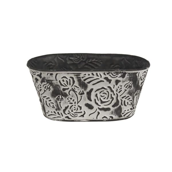 Plechový květináč K2984 - 23.5 ×13 x 10.5 cm