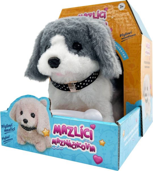 Pejsek Punťa Mazlíci zvířátko interaktivní mazlíček chodící na baterie Zvuk