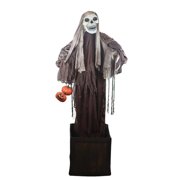 Halloween smrtka v krabici LED X5912 - 60 x 45 x 173 cm