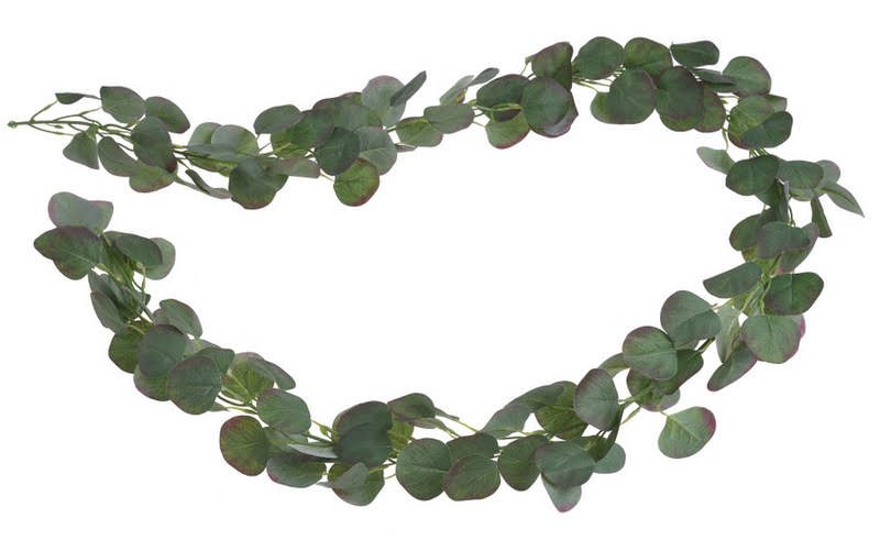 Girlanda eukalyptus 190 cm - tm. zelená