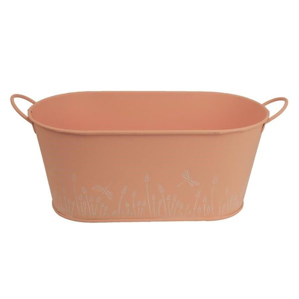 Květináč plechový K2596/2 - 28,5 x 14 x 12,5/14,5 cm