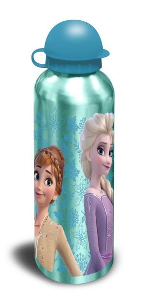 ALU láhev Ledové Království 2 Anna a Elsa green Hliník, Plast, 500 ml