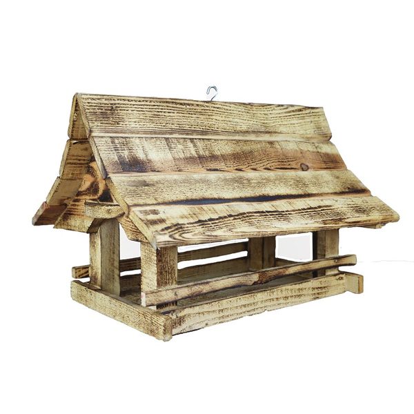 Krmítko pro ptáčky horalské opalované největší 097117/4 - 45 × 35 × 32 cm