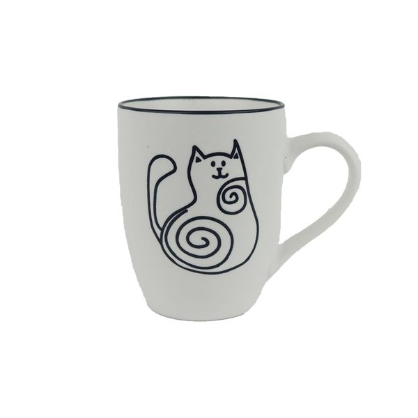 Porcelánový hrnek kočka X6970 - 350 ml
