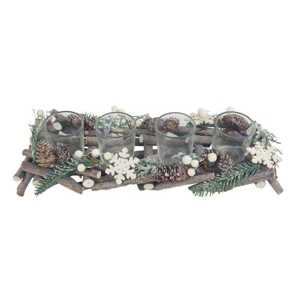 Adventní svícen P1928 - 36 × 13 × 8 cm