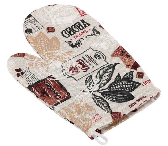 Kuchyňská chňapka - 28x18 cm Kakao béžová