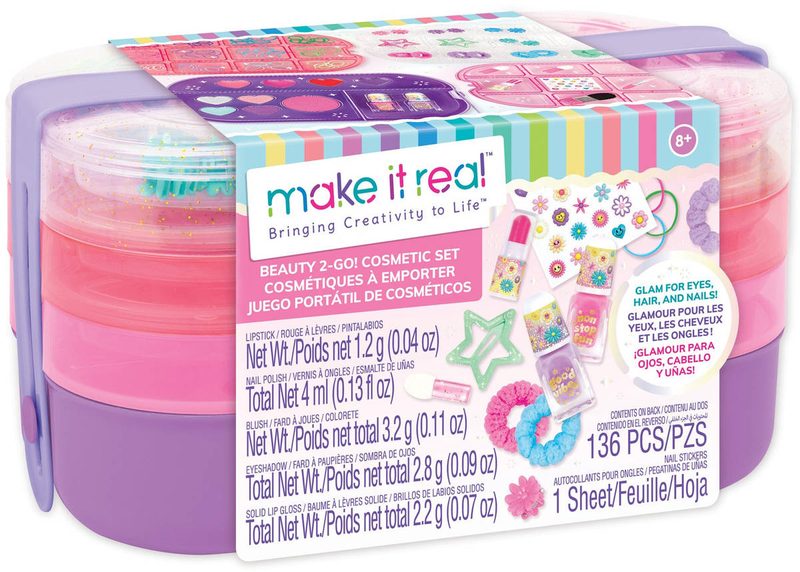 MAKE IT REAL Beauty 2-Go! dětská kosmetická sada make-up na cesty