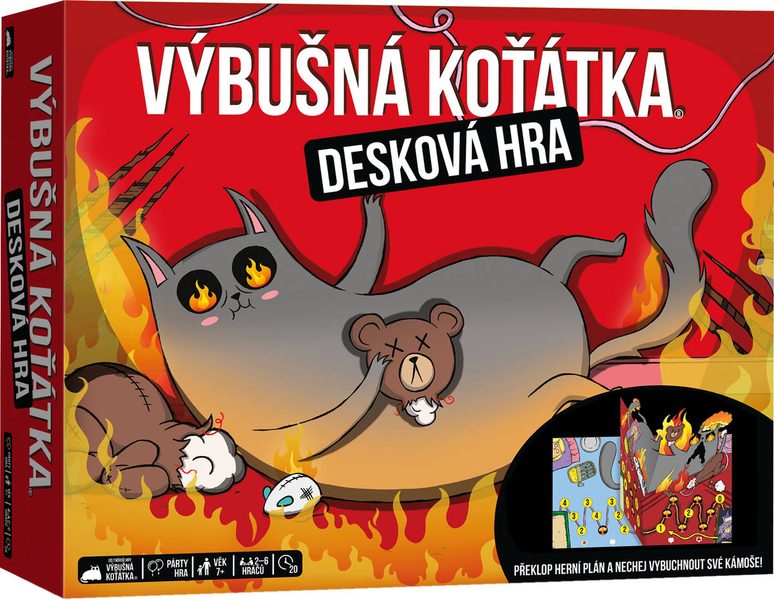 ASMODEE Hra Výbušná koťátka desková *SPOLEČENSKÉ HRY*