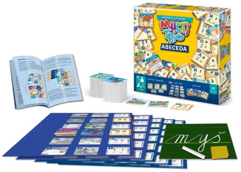 EFKO HRA Multitrio Abeceda soubor her *SPOLEČENSKÉ HRY*