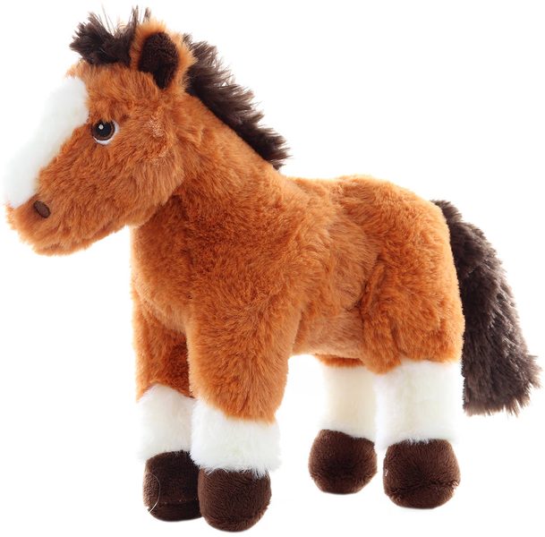 PLYŠ Kůň hnědý 24cm *PLYŠOVÉ HRAČKY*